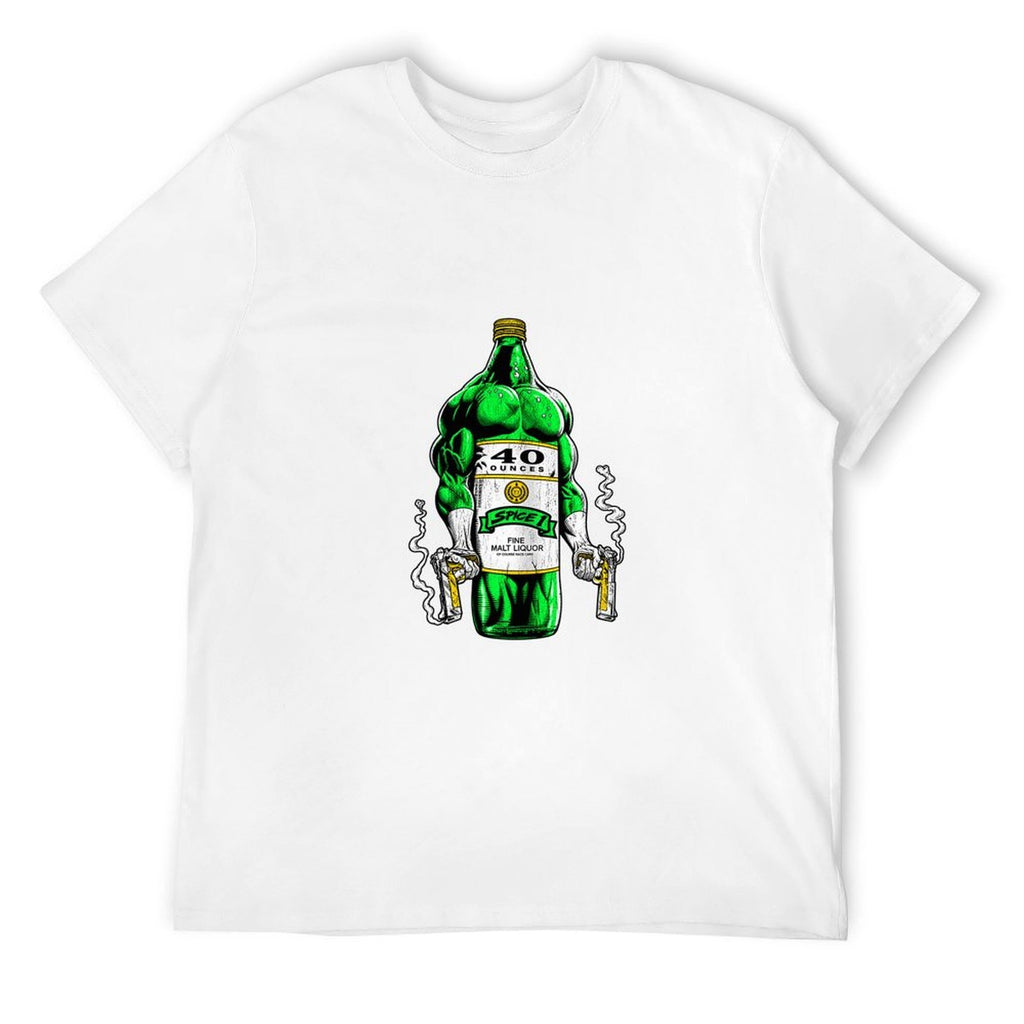 40 Ounces Bottle Graphic T-Shirt