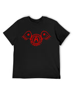 Aerosmith Red Bat Wing Badge Vintage Graphic T-Shirt