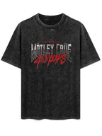 Mötley Crüe 40 Years Anniversary Graphic T-Shirt