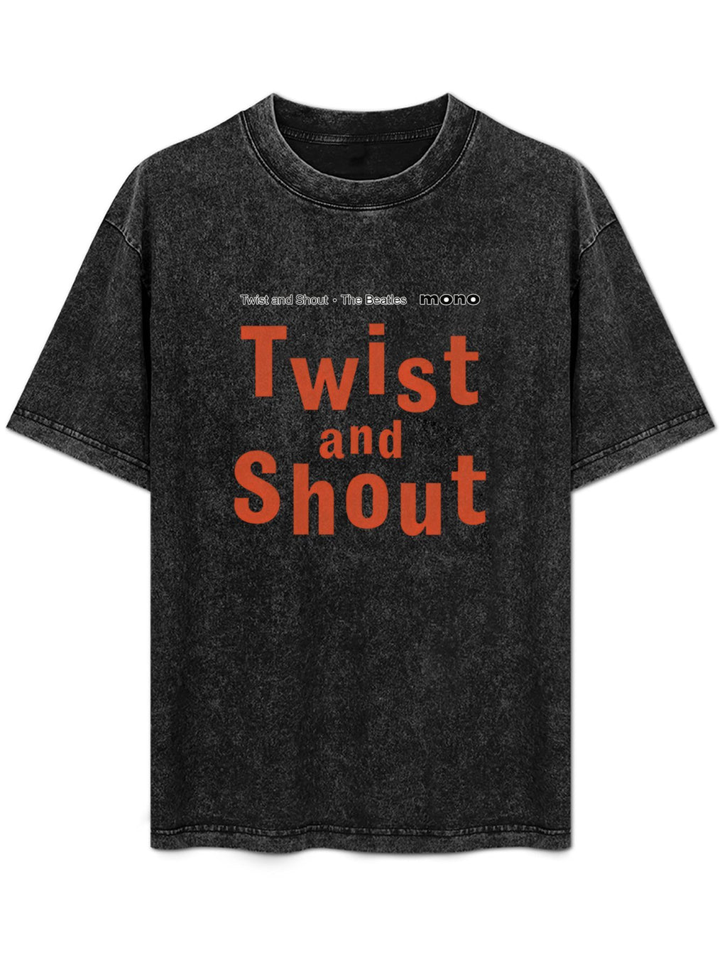 The Beatles Twist and Shout Typography Graphic T-Shirt
