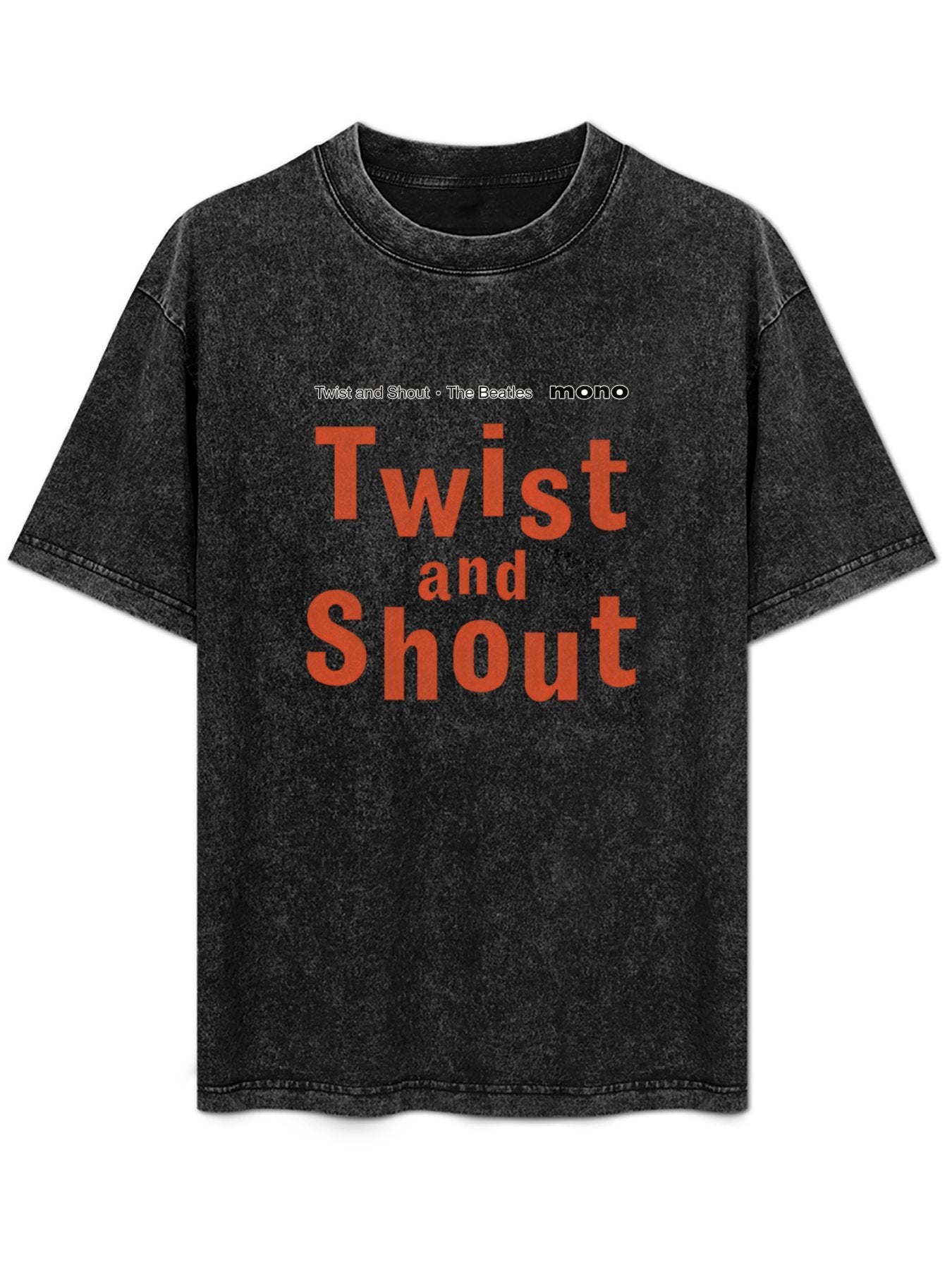 The Beatles Twist and Shout Typography Graphic T-Shirt