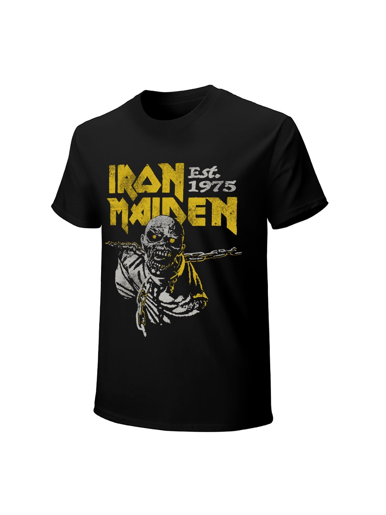 Iron Maiden Est. 1975 Eddie Chains Graphic T-Shirt