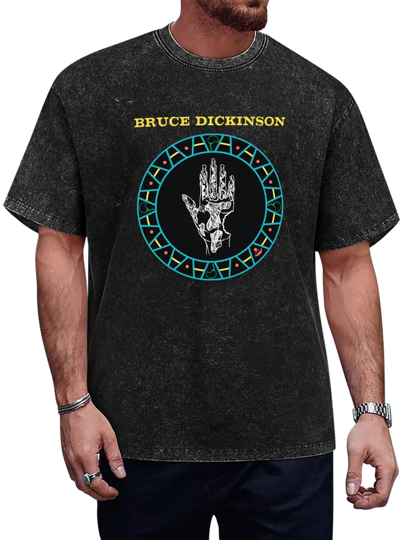 Bruce Dickinson Mechanical Hand Graphic T-Shirt Main image