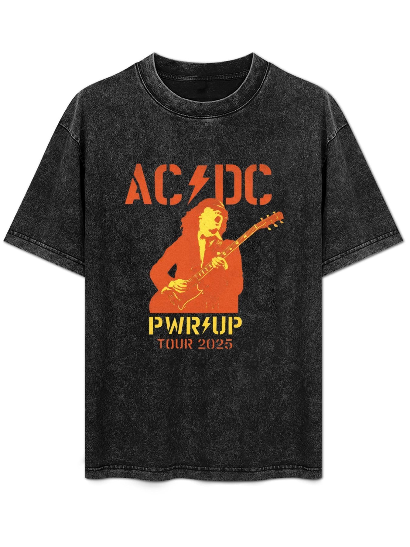 AC/DC PWR UP Tour 2025 Angus Young Graphic T-Shirt
