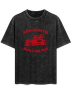 Aerosmith Boston MA Vintage Truck Graphic T-Shirt