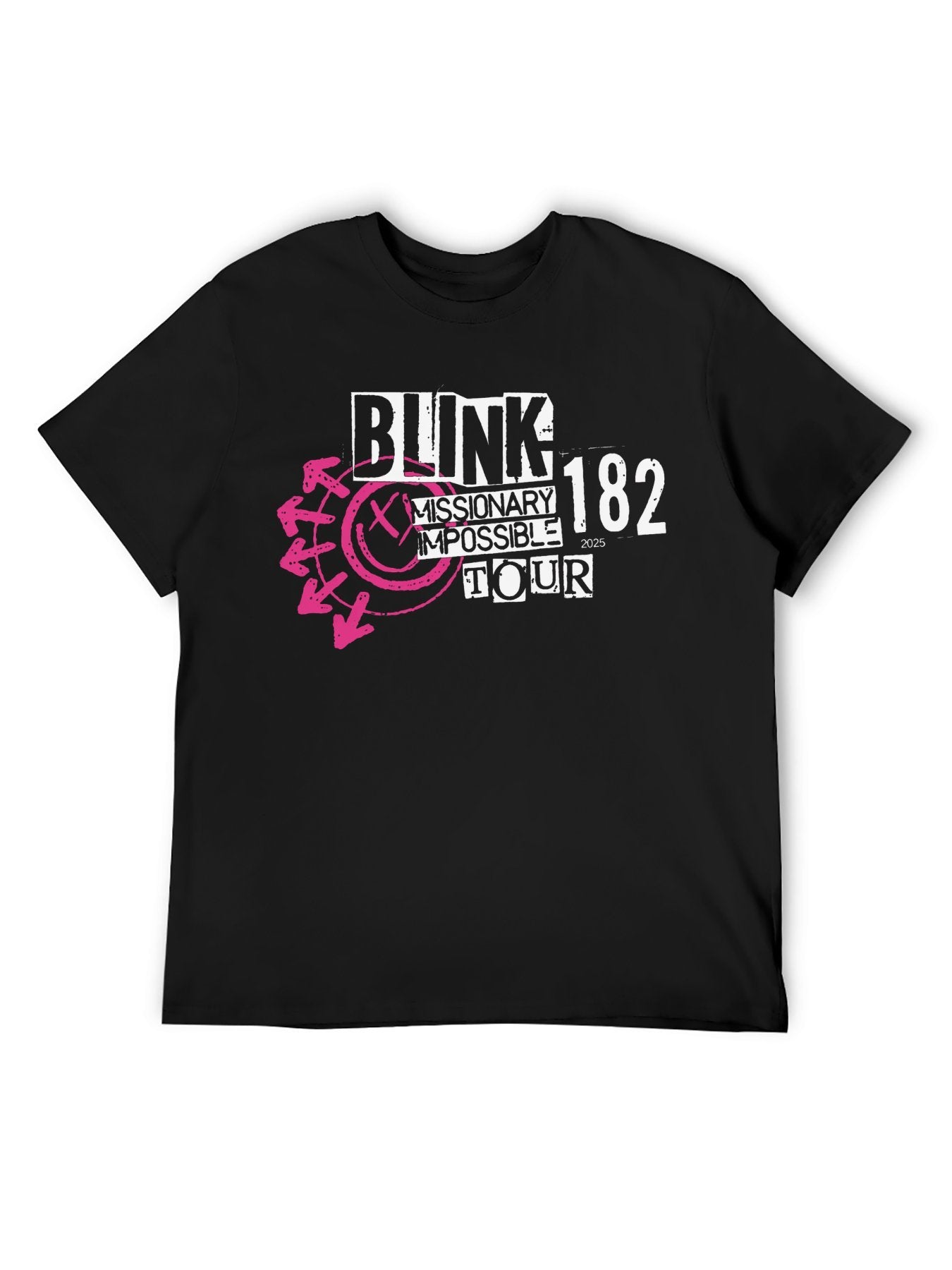 Blink-182 Missionary Impossible Tour Punk Collage T-Shirt