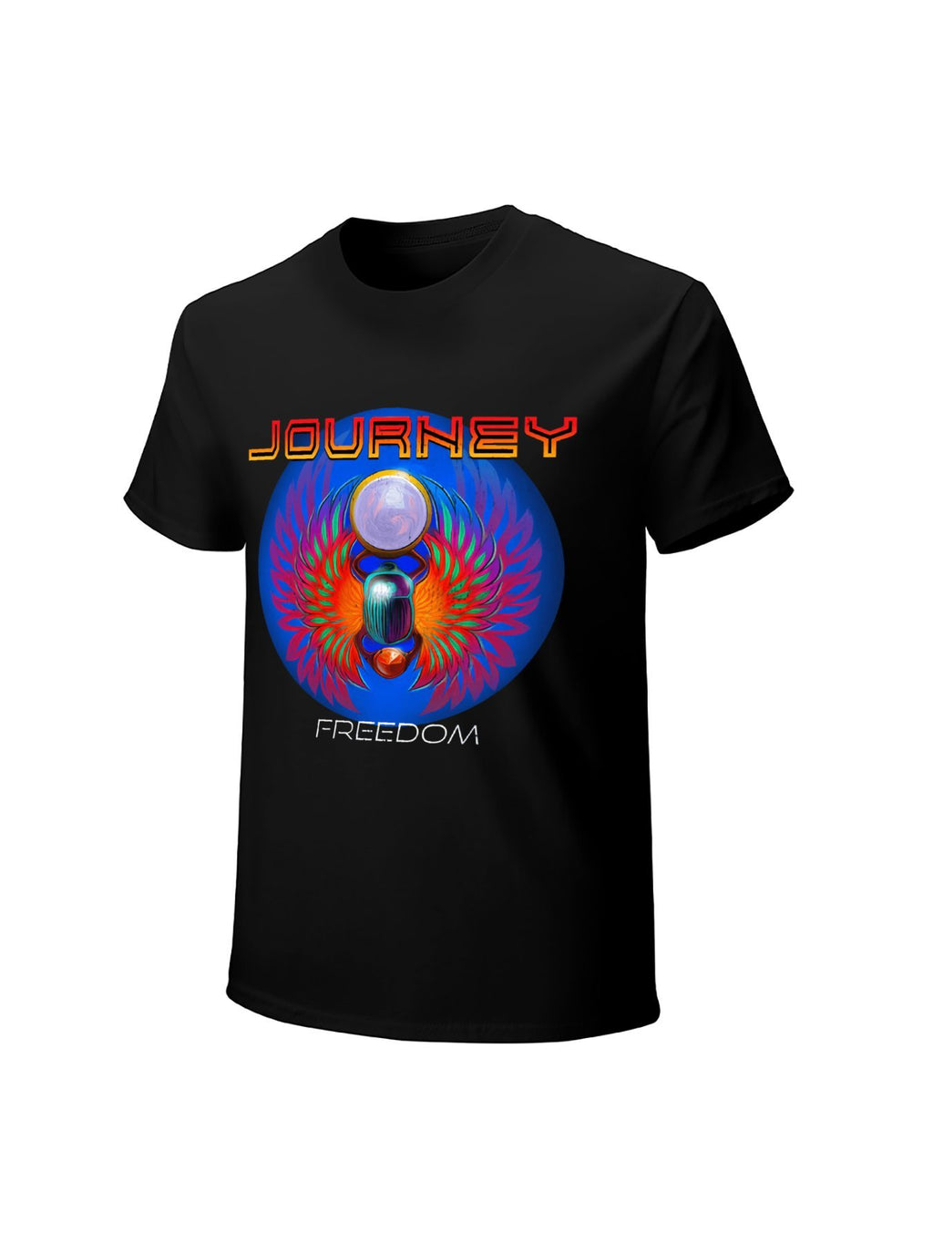 Journey Scarab Wings Freedom Cosmic Artwork T-Shirt
