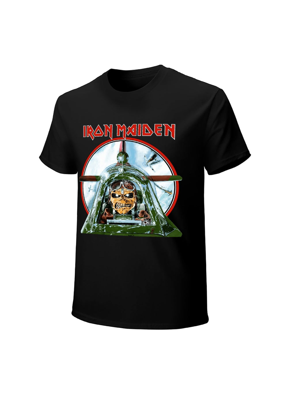 Iron Maiden Fighter Pilot Eddie Graphic T-Shirt