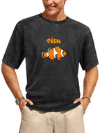 Clownfish Graphic Washed T-Shirt