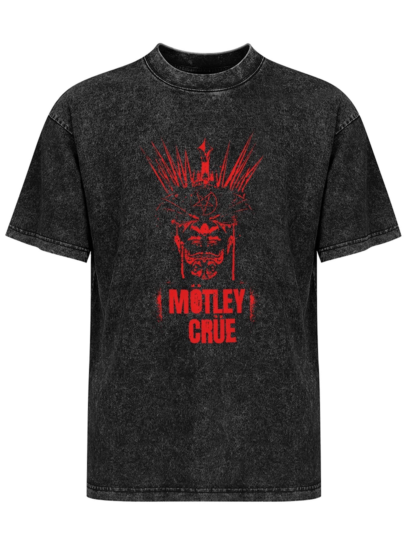 Mötley Crüe Red Samurai Mask Graphic T-Shirt