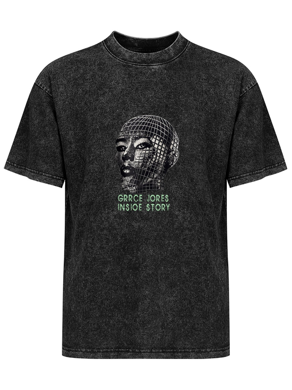 Grace Jones Inside Story Graphic Washed T-Shirt