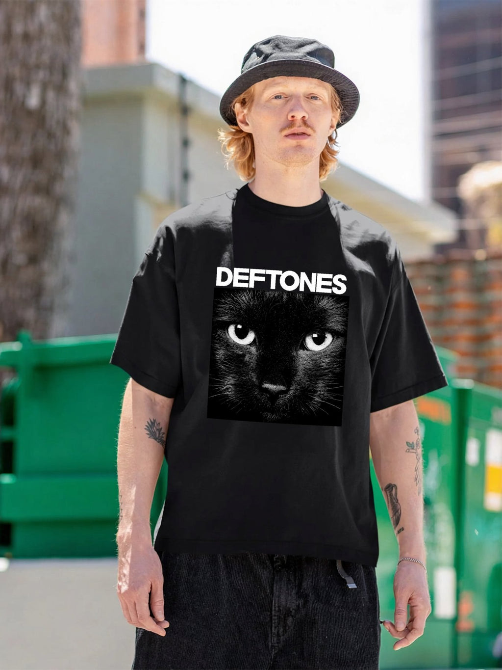 Deftones Alternative Rock Cat T-Shirt