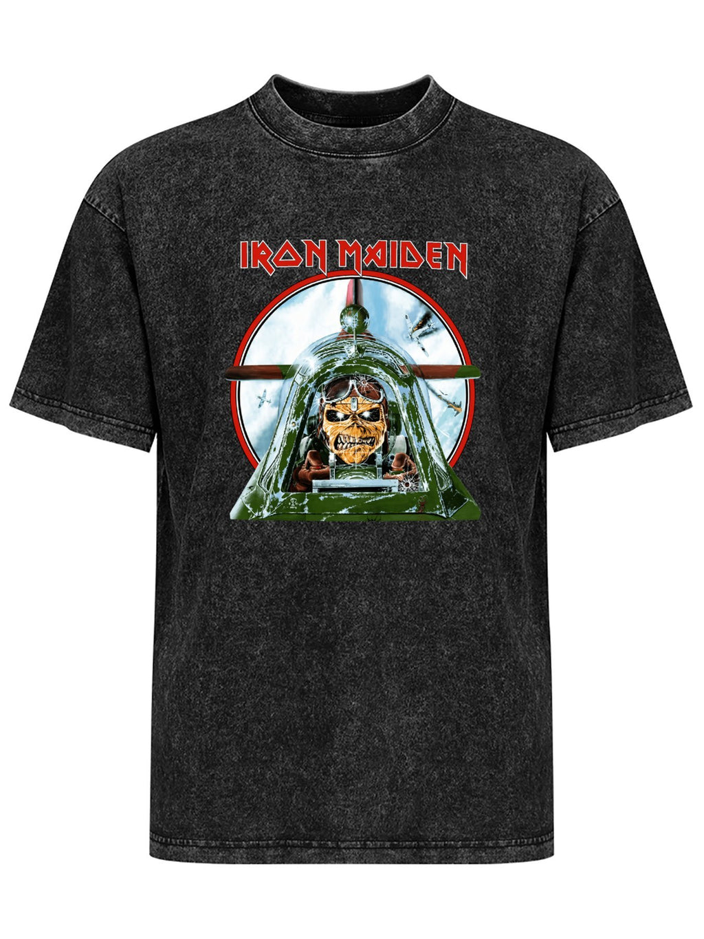 Iron Maiden Aces High Pilot Eddie Graphic T-Shirt