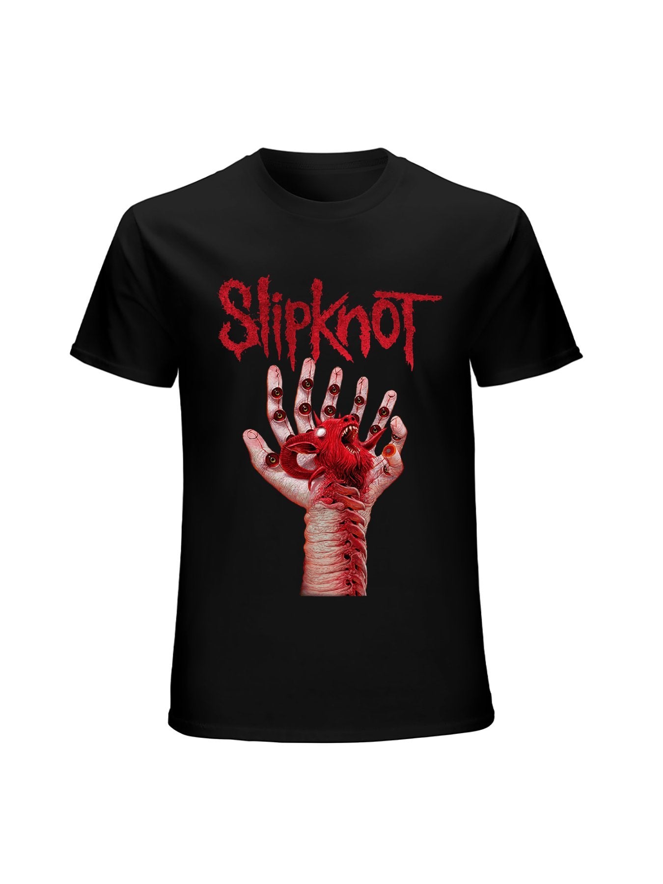 Slipknot Red Hand Horror Graphic T-Shirt