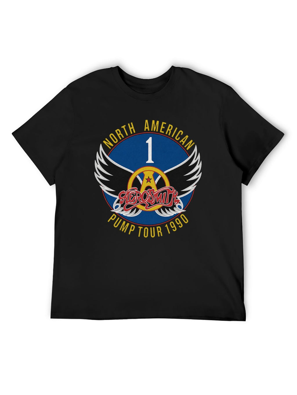 Aerosmith Winged Emblem Pump Tour Graphic T-Shirt