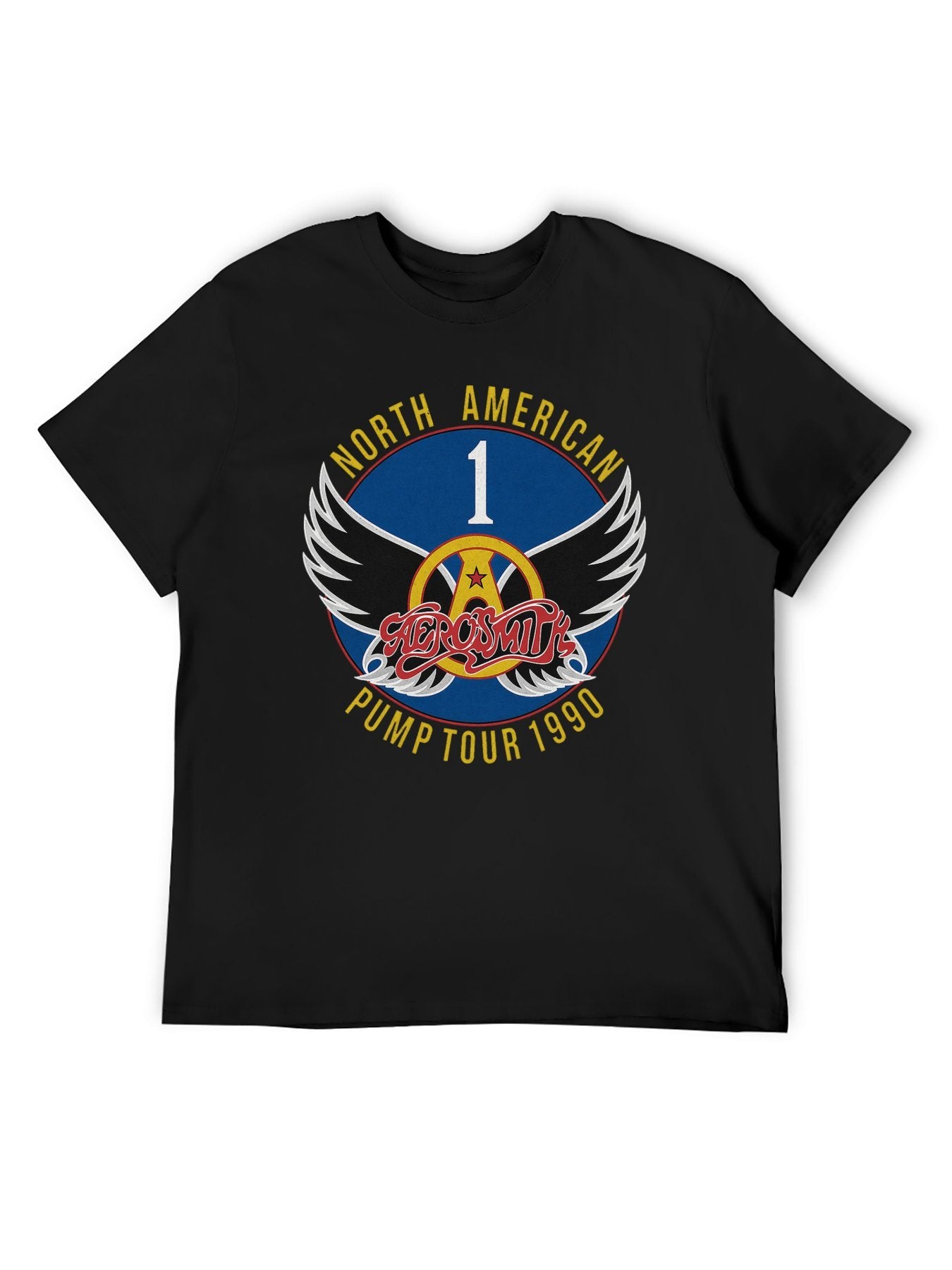 Aerosmith Winged Emblem Pump Tour Graphic T-Shirt