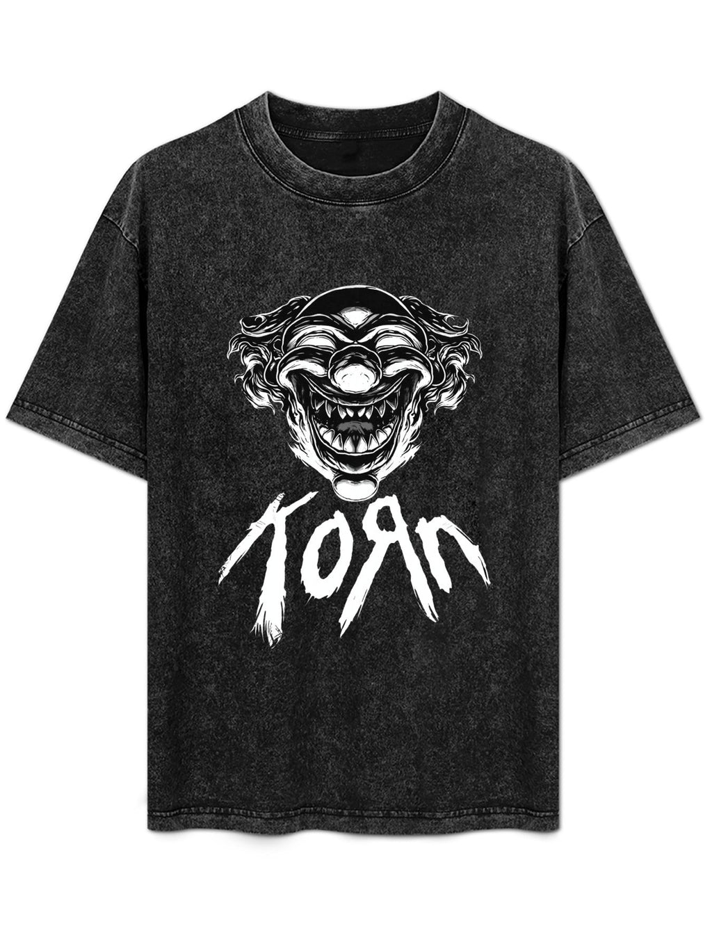 Vintage Washed Korn Evil Clown Graphic T-Shirt