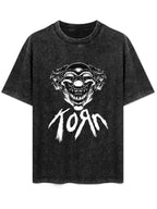 Vintage Washed Korn Evil Clown Graphic T-Shirt