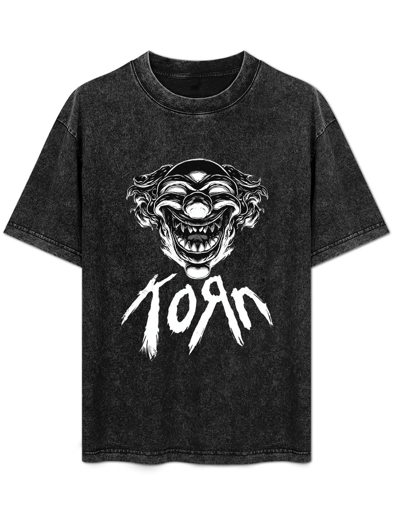 Vintage Washed Korn Evil Clown Graphic T-Shirt