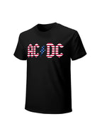 AC/DC American Flag Logo Graphic T-Shirt
