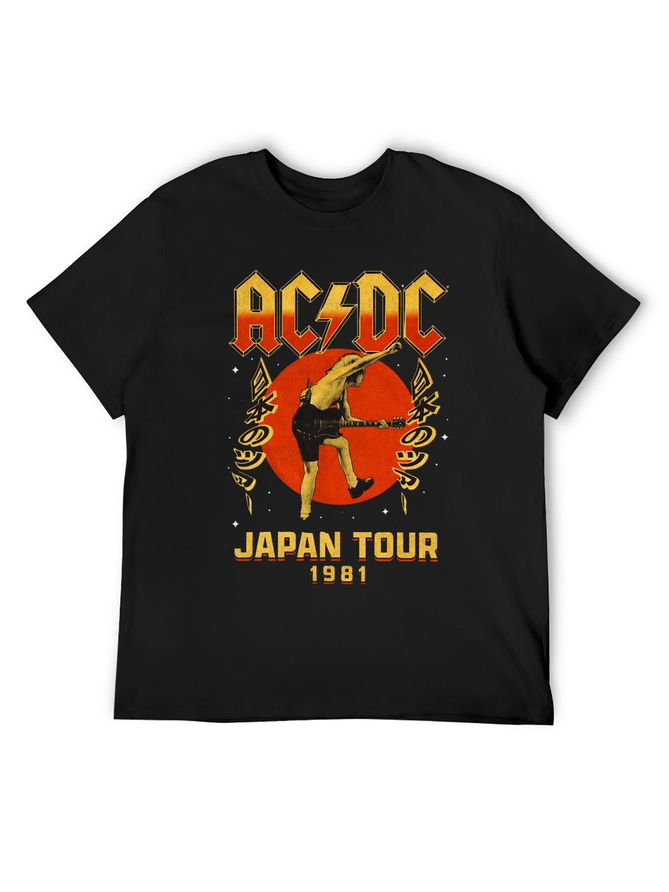 AC/DC Japan Tour 1981 Vintage Rock T-Shirt