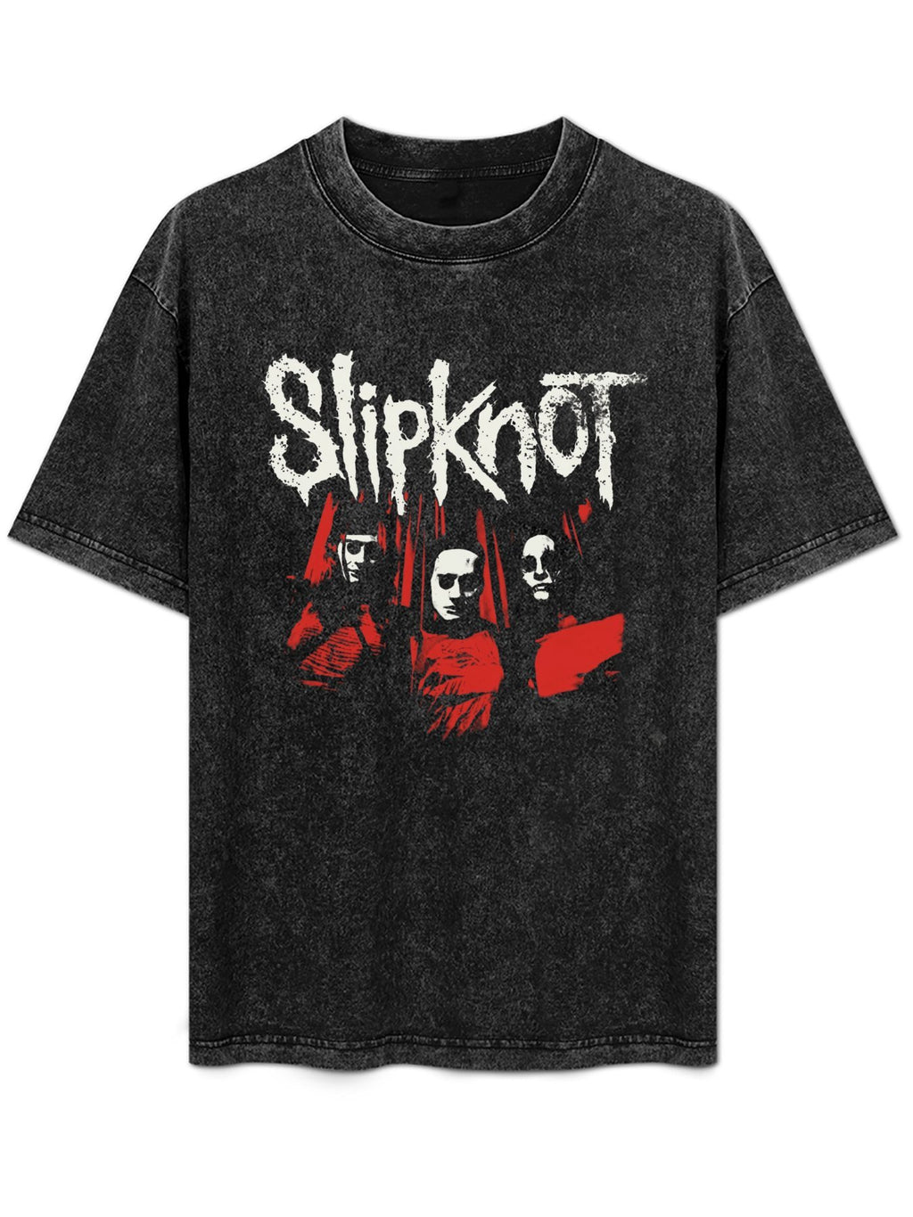 Slipknot Red Mask Portrait Graphic T-Shirt
