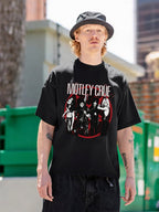 Mötley Crüe Live Band Portrait Graphic T-Shirt