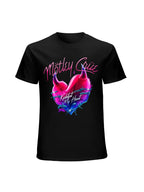 Mötley Crüe Kickstart My Heart Horned Heart Graphic T-Shirt