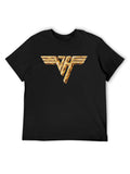 Van Halen Winged Gold Logo Classic Hard Rock T-Shirt