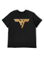 Van Halen Winged Gold Logo Classic Hard Rock T-Shirt