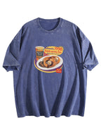 1998 Thanksgiving Day Breakfast Graphic Washed T-Shirt