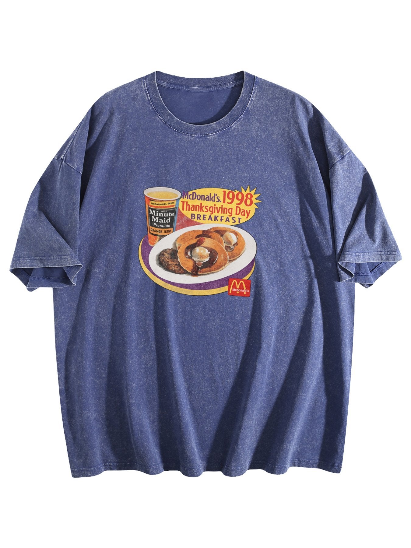 1998 Thanksgiving Day Breakfast Graphic Washed T-Shirt
