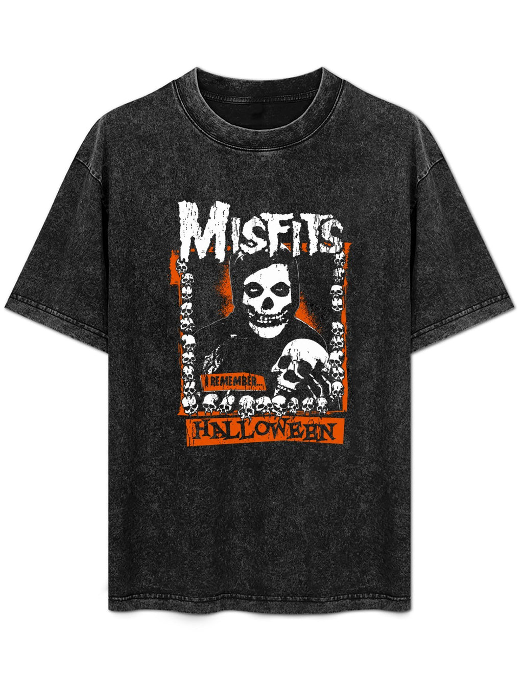 Misfits I Remember Halloween Skull Graphic T-Shirt