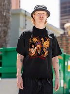 Guns N’ Roses Anime Band Portrait Graphic T-Shirt