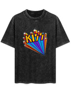 KISS Colorful Starburst Retro Graphic T-Shirt