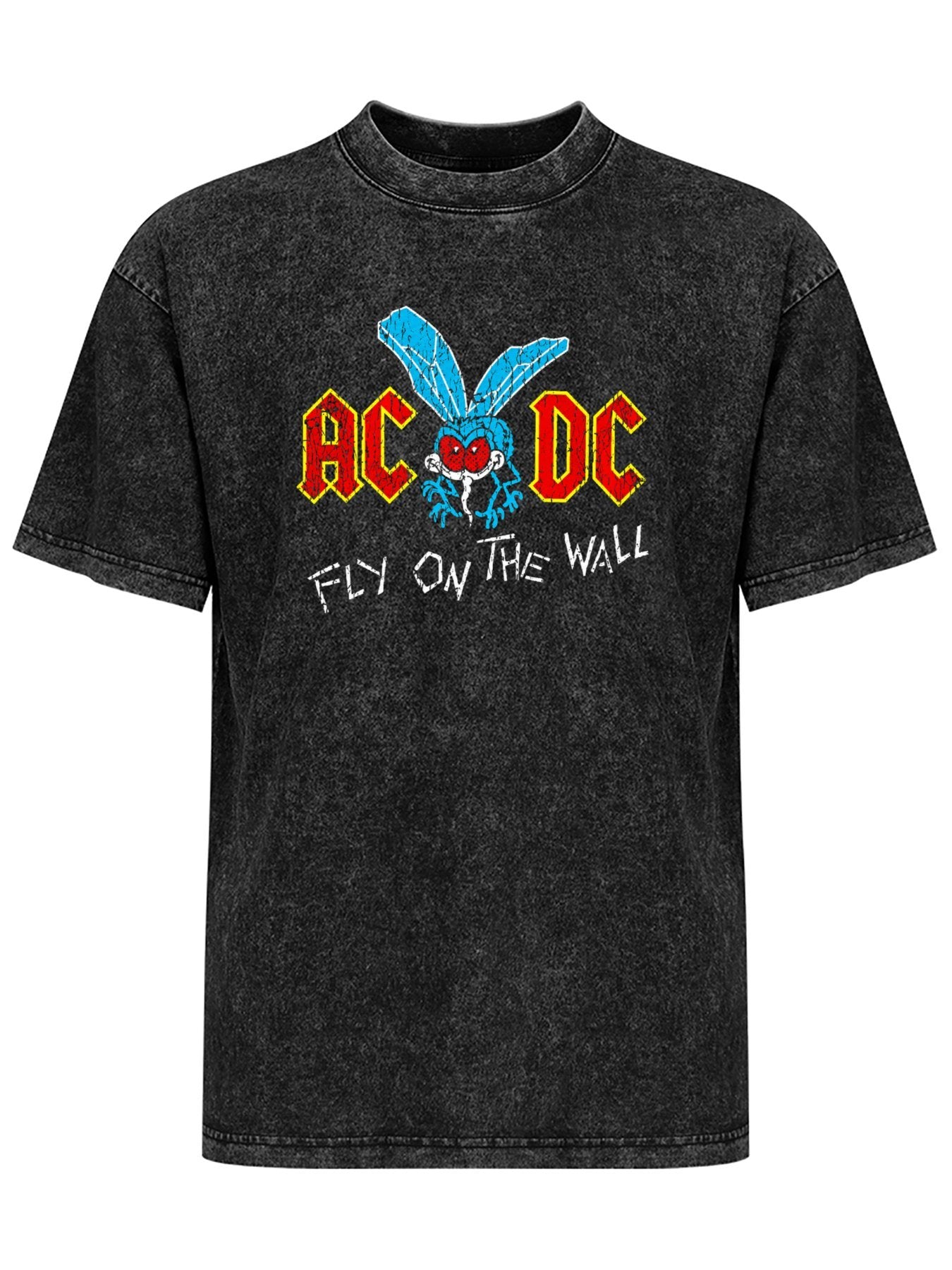 AC/DC Fly on the Wall Blue Fly Graphic T-Shirt