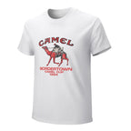 Bordertown Camel Cup Graphic White T-Shirt