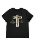 Black Sabbath Cross Tracklist Vintage Album T-Shirt