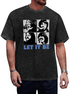 The Beatles Let It Be Four Portrait Graphic T-Shirt