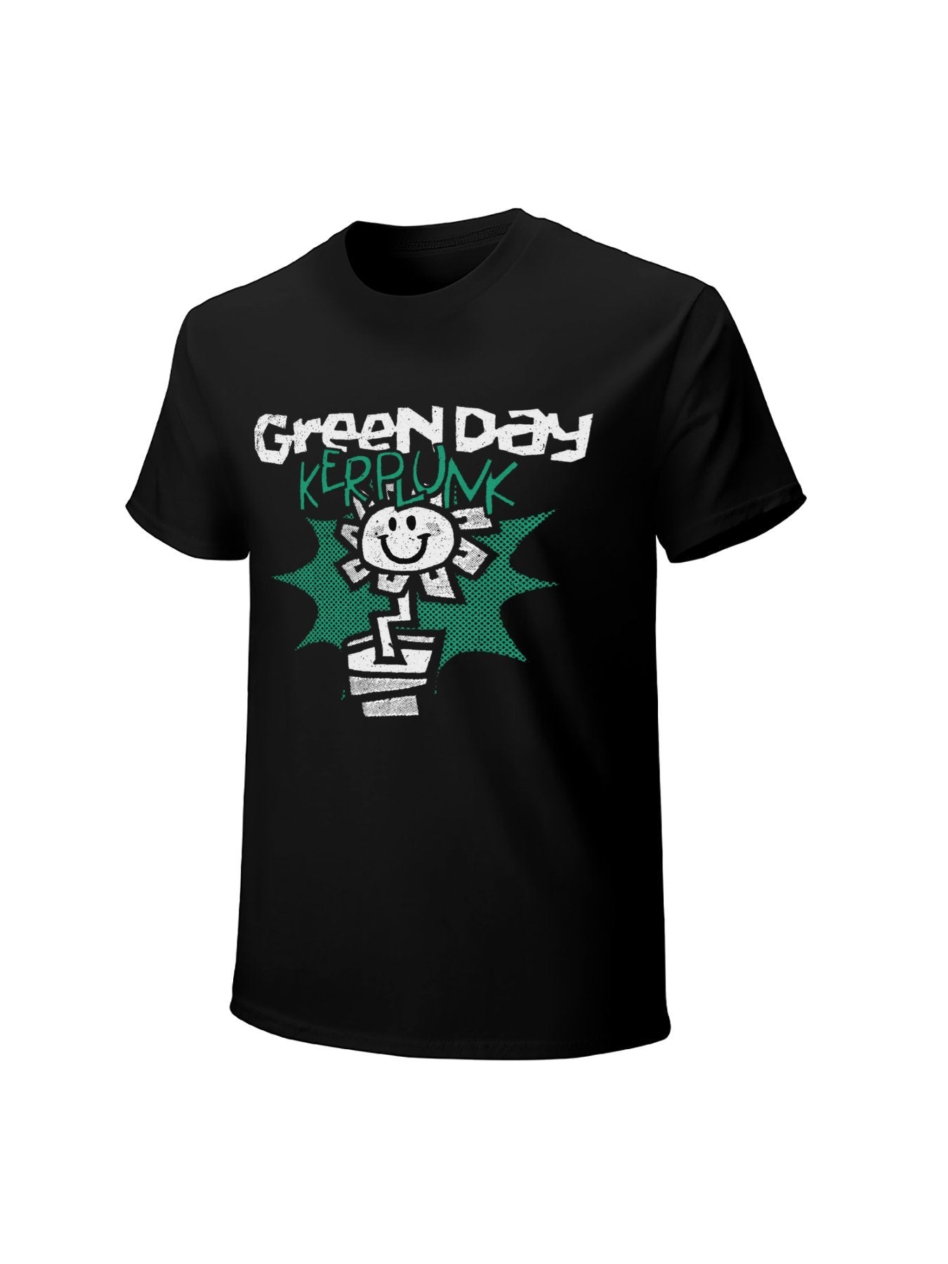 Green Day Kerplunk Flower Punk Graphic T-Shirt
