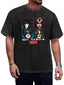 KISS Color Portrait Grid Graphic T-Shirt
