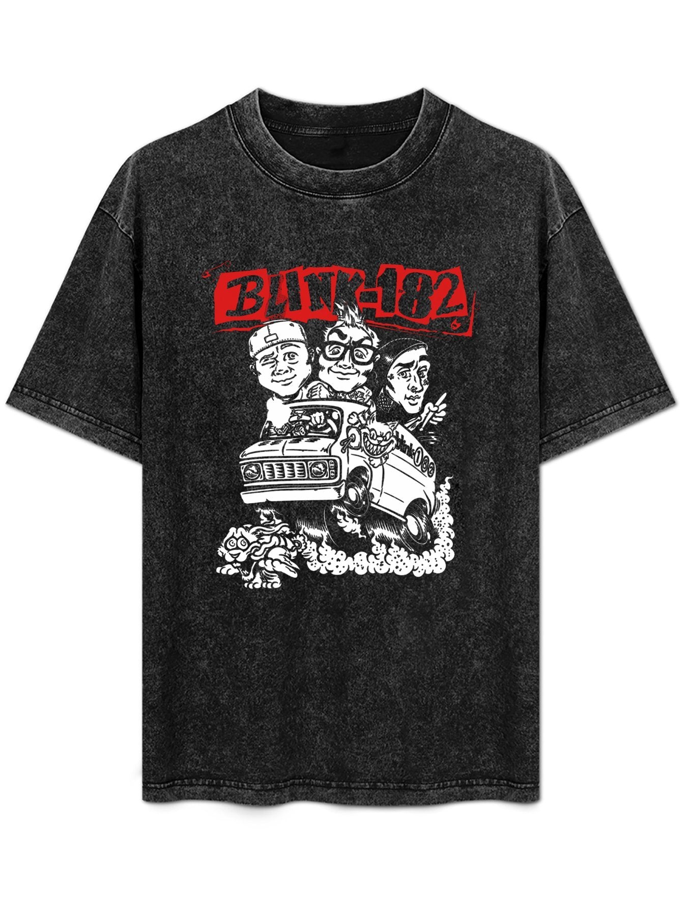 Blink-182 Cartoon Road Trip Graphic T-Shirt