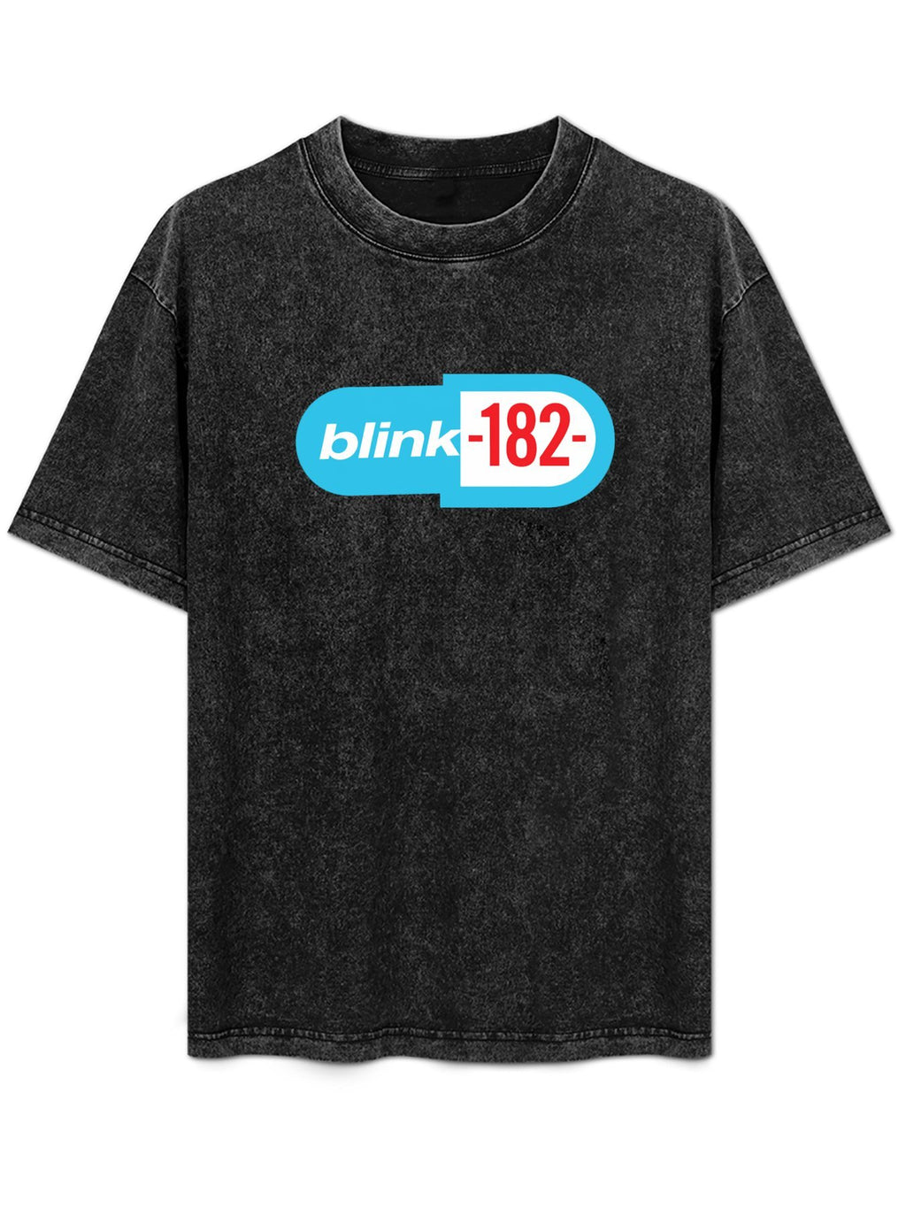 Blink-182 Classic Blue Logo Graphic T-Shirt