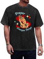 Prayer Changes Things Vintage Washed T-Shirt