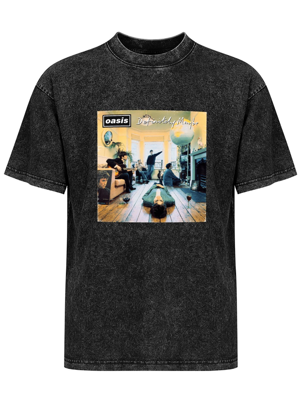 Oasis Definitely Maybe Album Cover Graphic T-Shirt