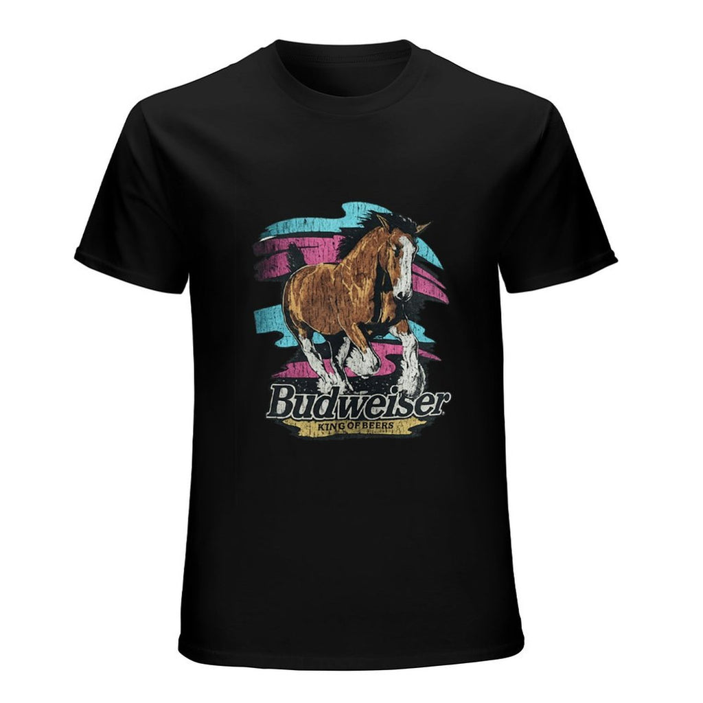 Budweiser Horse Graphic Black T-Shirt