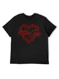 Mötley Crüe Chain Heart Logo Graphic T-Shirt