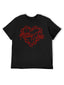 Mötley Crüe Chain Heart Logo Graphic T-Shirt