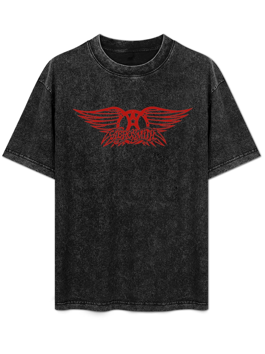 Aerosmith Red Winged Logo Graphic T-Shirt