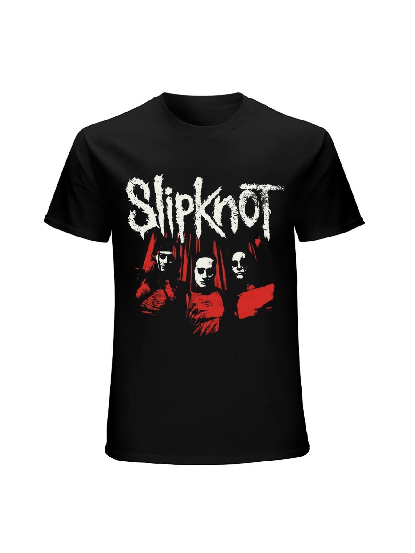 Slipknot Masked Band Portrait Graphic T-Shirt